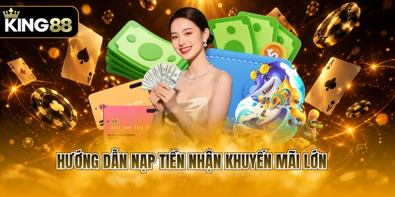 Hướng dẫn nạp tiền nhận khuyến mãi lớn