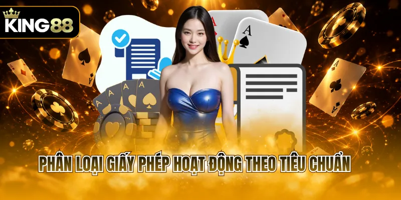 Phân loại giấy phép hoạt động theo tiêu chuẩn